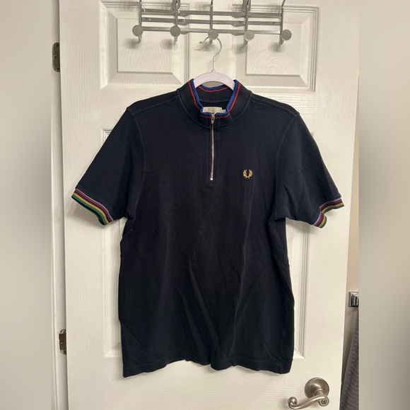 Fred Perry Other - Fred Perry Bradley Wiggins Zip Polo Shirt with Pocket